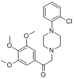 α-[4-(o-Chlorophenyl)-1-piperazinyl]-3,4,5-trimethoxyacetophenone