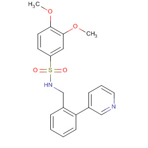 Benzenesulfonamide, 3,4-dimethoxy-N-[[2-(3-pyridinyl)phenyl]methyl]-