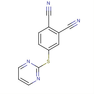 1,2-Benzenedicarbonitrile, 4-(2-pyrimidinylthio)-