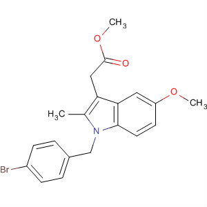 1H-Indole-3-acetic acid,1-[(4-bromophenyl)methyl]-5-methoxy-2-methyl-, methyl ester