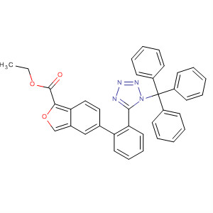 2-Benzofurancarboxylic acid,5-[2-[1-(triphenylmethyl)-1H-tetrazol-5-yl]phenyl]-, ethyl ester
