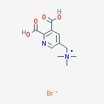 3-Pyridinemethanaminium, 5,6-dicarboxy-N,N,N-trimethyl-, bromide