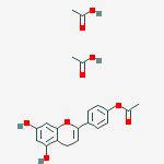 4H-1-Benzopyran-5,7-diol, 2-[4-(acetyloxy)phenyl]-, diacetate