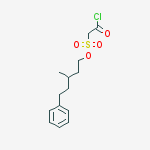 Ethanesulfonic acid, 2-chloro-2-oxo-, 3-methyl-5-phenylpentyl ester