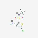 2-Thiophenesulfonamide, 3-amino-5-chloro-N-(1,1-dimethylethyl)-