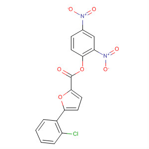 2-Furancarboxylic acid, 5-(2-chlorophenyl)-, 2,4-dinitrophenyl ester