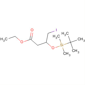 Butanoic acid, 3-[[(1,1-dimethylethyl)dimethylsilyl]oxy]-4-iodo-, ethylester, (3R)-