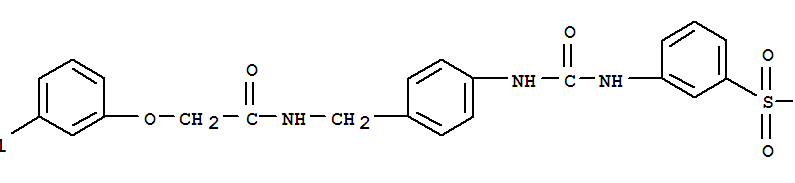3-({[4-({[(3-chlorophenoxy)acetyl]amino}methyl)phenyl]carbamoyl}amino)benzenesulfonyl fluoride