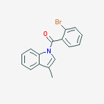 (2-bromophenyl)-(3-methylindol-1-yl)methanone