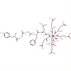 L-Glutamic acid,L-tyrosylglycylglycyl-L-phenylalanyl-L-leucyl-L-a-glutamyl-L-a-glutamyl-L-a-glutamyl-L-a-glutamyl-L-a-glutamyl-
