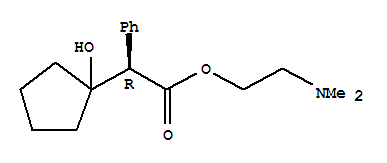 Benzeneacetic acid, α-(1-hydroxycyclopentyl)-, 2-(dimethylamino)ethyl ester, (R)-