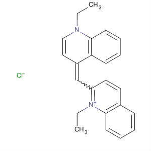 Quinolinium, 1-ethyl-2-[(1-ethyl-4(1H)-quinolinylidene)methyl]-, chloride