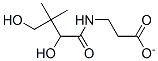 beta-Alanine, N-(2,4-dihydroxy-3,3-dimethyl-1-oxobutyl)-, ion(1-), (R)-