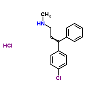 3-(4-chlorophenyl)-N-methyl-3-phenylprop-2-en-1-amine hydrochloride