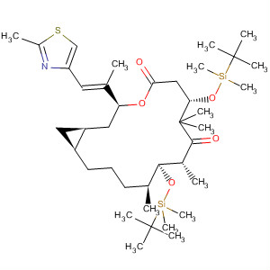 4-Oxabicyclo[14.1.0]heptadecane-5,9-dione,7,11-bis[[(1,1-dimethylethyl)dimethylsilyl]oxy]-8,8,10,12-tetramethyl-3-[(1E)-1-methyl-2-(2-methyl-4-thiazolyl)ethenyl]-,(1S,3S,7S,10R,11S,12S,16S)-