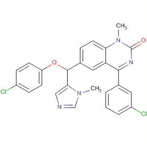 2(1H)-Quinazolinone,4-(3-chlorophenyl)-6-[(4-chlorophenyl)hydroxy(1-methyl-1H-imidazol-5-yl)methyl]-1-methyl-