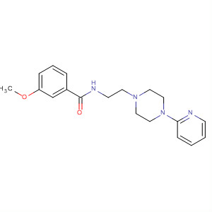 Benzamide, 3-methoxy-N-[2-[4-(2-pyridinyl)-1-piperazinyl]ethyl]-