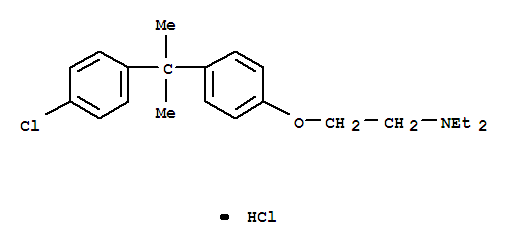 2-{4-[2-(4-chlorophenyl)propan-2-yl]phenoxy}-N,N-diethylethanamine