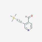 4-Pyridinecarboxaldehyde, 3-[2-(trimethylsilyl)ethynyl]-