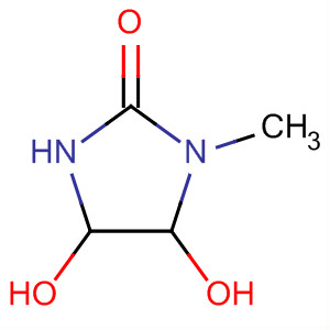 2-Imidazolidinone, 4,5-dihydroxy-1-methyl-