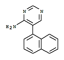 5-(naphthalen-1-yl)pyrimidin-4-amine