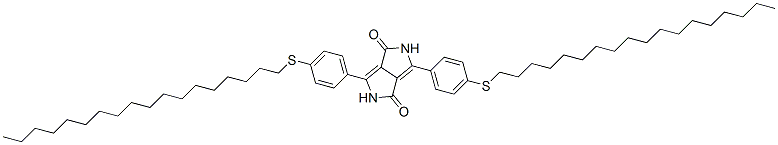 2,5-Dihydro-3,6-bis[4-(octadecylthio)phenyl]-pyrrolo[3,4-c]pyrrole-1,4-dione