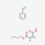 2-Butenedioic acid (Z)-, monobutyl ester, polymer with ethenylbenzene