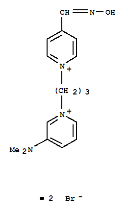 3-(dimethylamino)-1-(3-{4-[(oxoammonio)methylidene]pyridin-1(4H)-yl}propyl)pyridinium dibromide