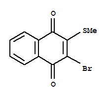 2-bromo-3-(methylsulfanyl)naphthalene-1,4-dione