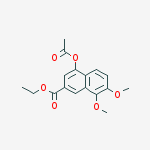 ethyl 4-(acetyloxy)-7,8-dimethoxy-2-naphthoate