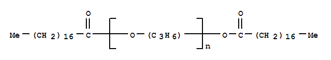 Polyoxy(methyl-1,2-ethanediyl), .alpha.-(1-oxooctadecyl)-.omega.-(1-oxooctadecyl)oxy-