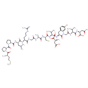L-Asparagine,L-methionyl-L-prolyl-L-prolyl-L-leucyl-L-arginylglycyl-L-alanyl-L-cysteinyl-L-a-aspartyl-L-valyl-L-tyrosylglycyl-L-valyl-