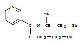 N-(2-hydroxyethyl)-N-(1-phenylpropan-2-yl)pyridine-3-carbothioamide