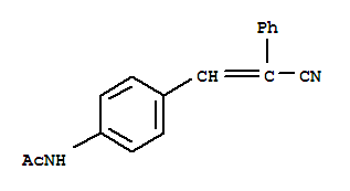 N-[4-(2-cyano-2-phenylethenyl)phenyl]acetamide