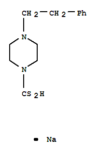 sodium 4-(2-phenylethyl)piperazine-1-carbodithioate