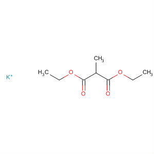 Propanedioic acid, methyl-, diethyl ester, ion(1-), potassium