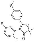 4-(2,5-difluorophenyl)-2,2-dimethyl-5-(4-(methylthio)phenyl)furan-3(2H)-one