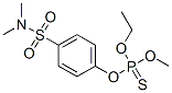 Phosphorothioic acid O-ethyl O-methyl O-[p-(N,N-dimethylsulfamoyl)phenyl] ester