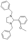 2-(2-METHOXYPHENYL)-1,3-BIS(PHENYLMETHYL)-IMIDAZOLIDINE