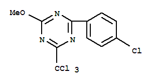 2-(4-chlorophenyl)-4-methoxy-6-(trichloromethyl)-1,3,5-triazine