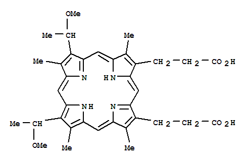 2,4-di-(alpha-methoxyethyl)deuteroporphyrin IX