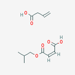 2-Butenedioic acid (Z)-, mono(2-methylpropyl) ester, polymer with ethenyl acetate