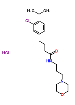 4-[3-chloro-4-(propan-2-yl)phenyl]-N-[3-(morpholin-4-yl)propyl]butanamide hydrochloride (1:1)