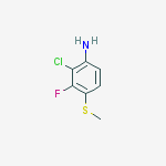 2-CHLORO-3-FLUORO-4-(METHYLSULFANYL)ANILINE