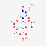 2-[[(2-Chloroethyl)nitrosoamino]carbonylamino]-2-deoxy-D-glucopyranose 1,3,4,6-tetraacetate