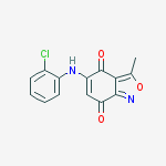 5-(2-chloroanilino)-3-methyl-2,1-benzoxazole-4,7-dione
