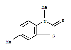 2(3H)-Benzothiazolethione,3,6-dimethyl-