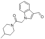 1-[2-(4-METHYL-1-PIPERIDINYL)-2-OXOETHYL]-1H-INDOLE-3-CARBALDEHYDE