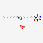 1-[11-(dodecylamino)-10-hydroxyundecyl]-3,7-dimethylpurine-2,6-dione;methanesulfonic Acid