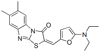 Thiazolo[3,2-a]benzimidazol-3(2H)-one,  2-[[5-(diethylamino)-2-furanyl]methylene]-6,7-dimethyl-